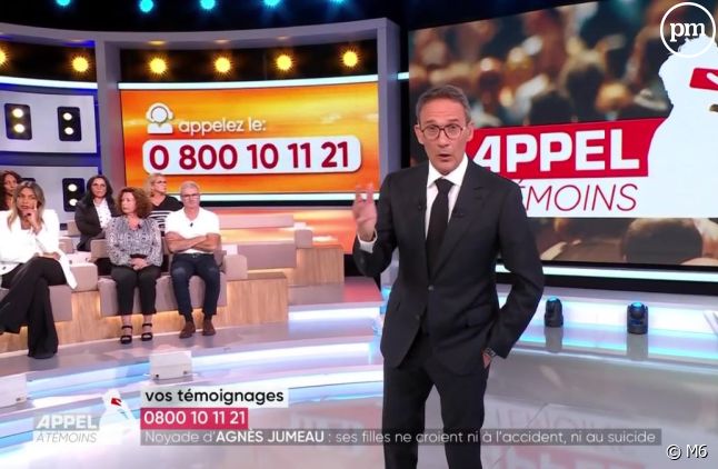 Julien Courbet présente "Appel à témoins" le mardi 26 septembre 2023 en direct sur M6.