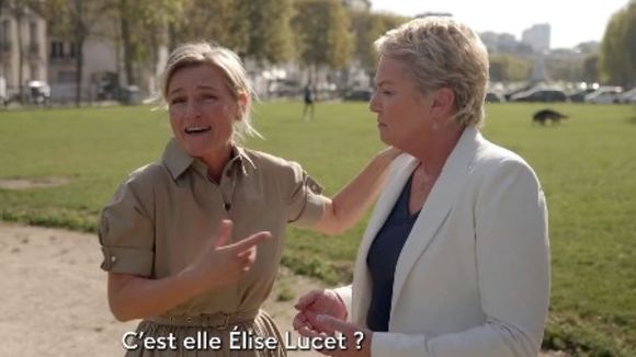 "Mais qu'est-ce que tu fais là ?" : Anne-Élisabeth Lemoine usurpe l'identité d'Élise Lucet dans "Envoyé spécial" sur France 2