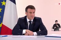 Emmanuel Macron interrogé sur l'affaire Gérard Depardieu le mardi 16 janvier 2024.