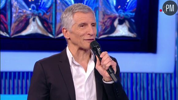 Nagui dans "N'oubliez pas les paroles" sur France 2 le jeudi 7 mars 2024.