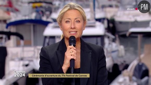 Anne-Sophie Lapix a animé la cérémonie d'ouverture du Festival de Cannes sur France 2