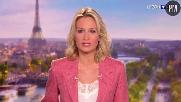 Audrey Crespo-Mara au "20 Heures" de TF1 vendredi 19 juillet.