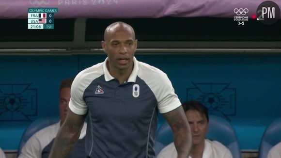 Thierry Henry, sélectionneur de l'équipe de France de football aux Jeux olympiques 2024.