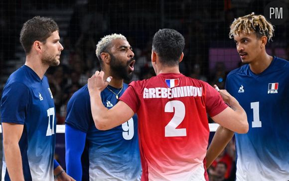 Earvin Ngapeth et l'équipe de France de volley