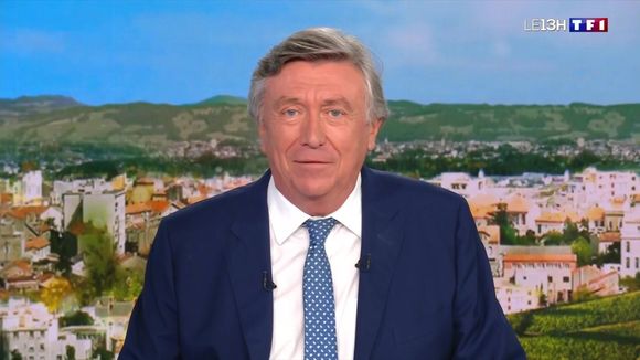 Jacques Legros dans le "13 Heures" de TF1 du lundi 12 août.