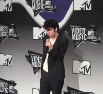 Lady Gaga en Jo Calderone lors des MTV Video Music Awards...