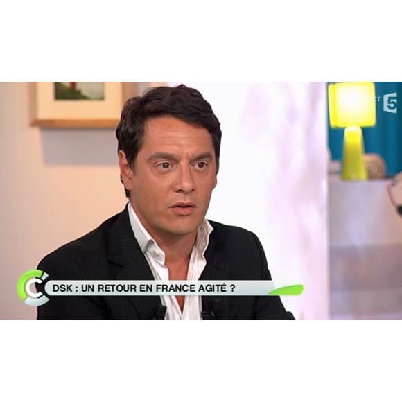 Patrick Cohen et David Koubbi sur France 5, le 30 août 2011.