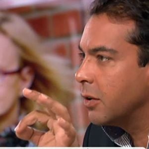 Patrick Cohen et David Koubbi sur France 5, le 30 août 2011.