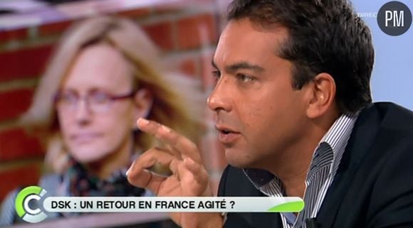 Patrick Cohen et David Koubbi sur France 5, le 30 août 2011.