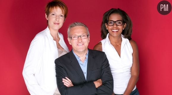 Natacha Polony, Laurent Ruquier et Audrey Pulvar.