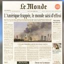 Le 11 septembre 2001 à la Une de la presse française et internationale.