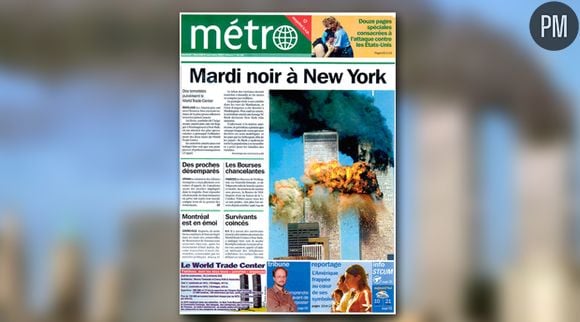 Le 11 septembre 2001 à la Une de la presse française et internationale.