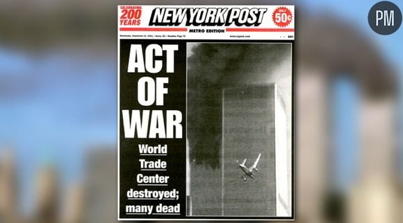 Le 11 septembre 2001 à la Une de la presse française et internationale.