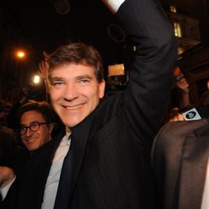 Arnaud Montebourg savoure son score, le 9 octobre 2011.