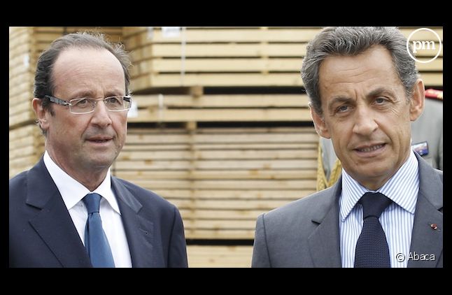 François Hollande et Nicolas Sarkozy, en avril 2011