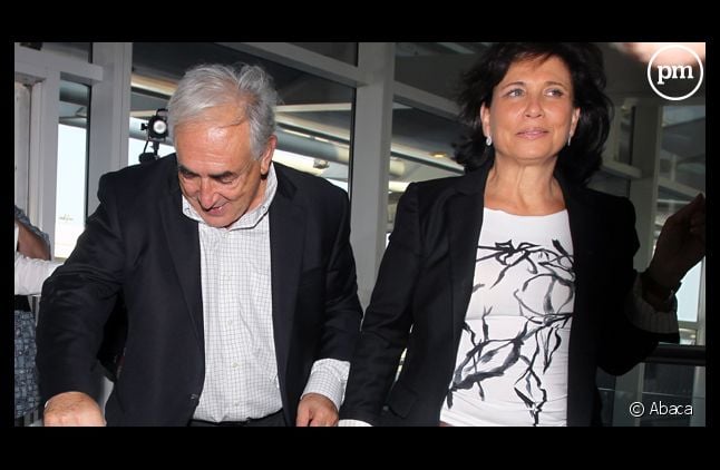 Anne Sinclair et Dominique Strauss-Kahn, le 3 septembre 2011.