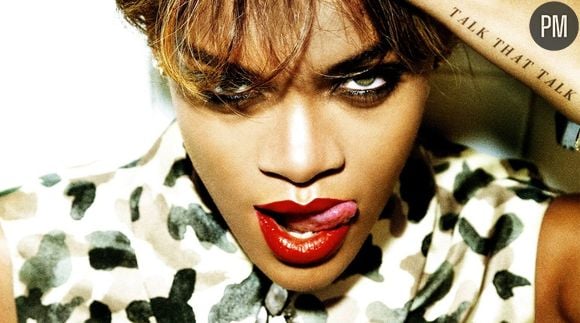 Rihanna sur la pochette de l'album "Talk That Talk"