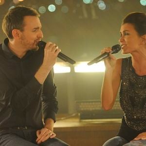 Jenifer et Christophe Willem en duo sur le plateau de "Direct Star sur Seine"