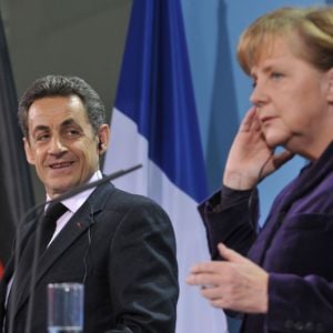 Nicolas Sarkozy et Angela Merkel, le 9 janvier 2012.