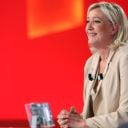Marine Le Pen, sur le plateau du "Grand Journal" de Canal + le 22 mars 2011.