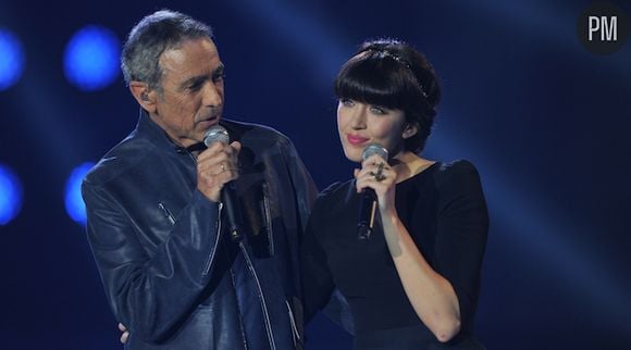 Alain Chamfort et Nolwenn Leroy lors des 27e Victoires de la musique