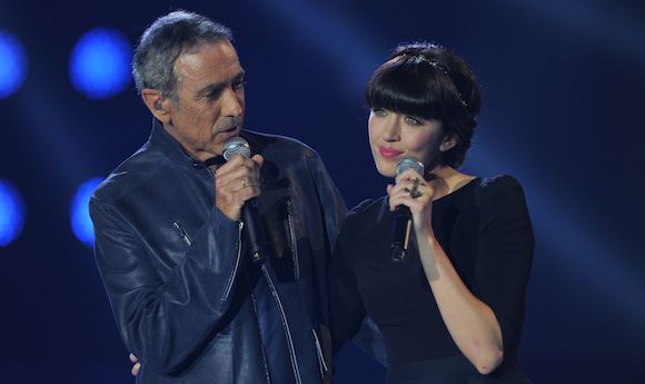 Alain Chamfort et Nolwenn Leroy lors des 27e Victoires de la musique