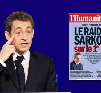 Nicolas Sarkozy en Une de L'Humanité