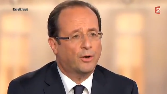 "Moi, président de la République" : François Hollande remercie Laurence Ferrari