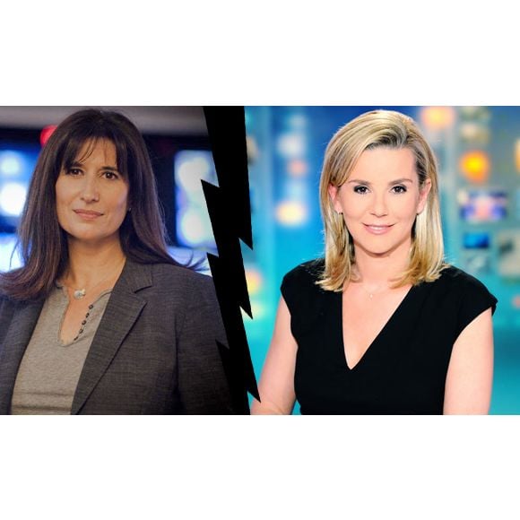 Catherine Nayl, directrice de l'information de TF1 et Laurence Ferrari.