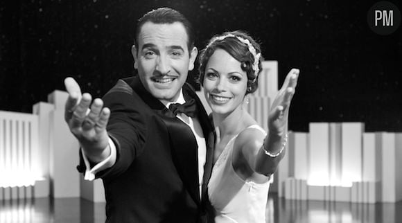 Jean Dujardin et Bérénice Bejo dans "The Artist", récompensé aux Golden Globes 2012