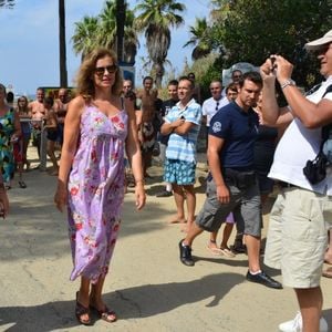 Valrie Trierweiler et François Hollande, le 13 août 2012.