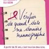 Campagne Octobre rose.