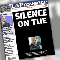 "La Provence" drape sa Une de noir