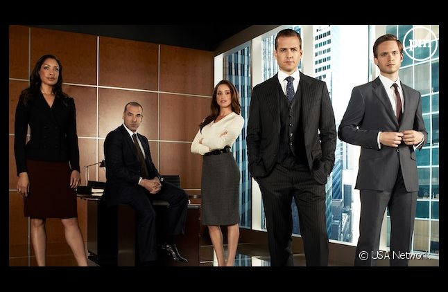 Le cast de la série "Suits", plus gros succès de USA Network en 2012
