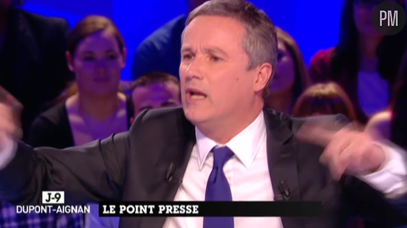 Nicolas Dupont-Aignant, invité du "Grand Journal" de Canal +.