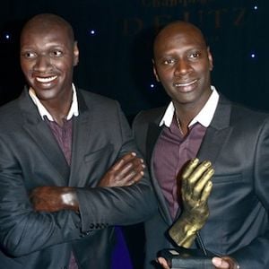 Omar Sy et sa statue de cire au Musée Grévin