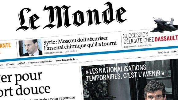 "Le Monde" va devenir le quotidien le plus cher de France