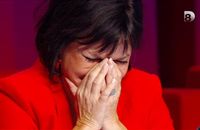 Maurane en larmes au moment d'éliminer un candidat