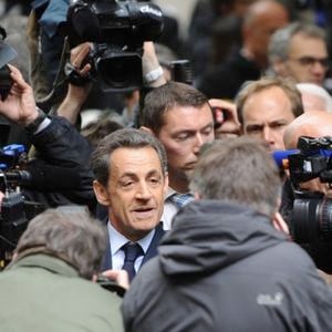 Nicolas Sarkozy était toujours entouré de caméras