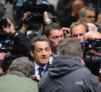 Nicolas Sarkozy était toujours entouré de caméras