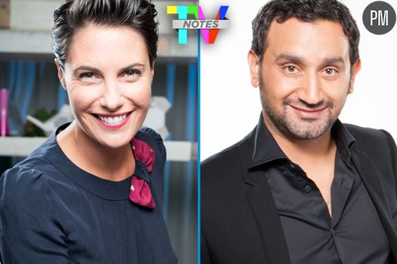 Alessandra Sublet et Cyril Hanouna, élus "Meilleurs animateurs" de l'année 2013.