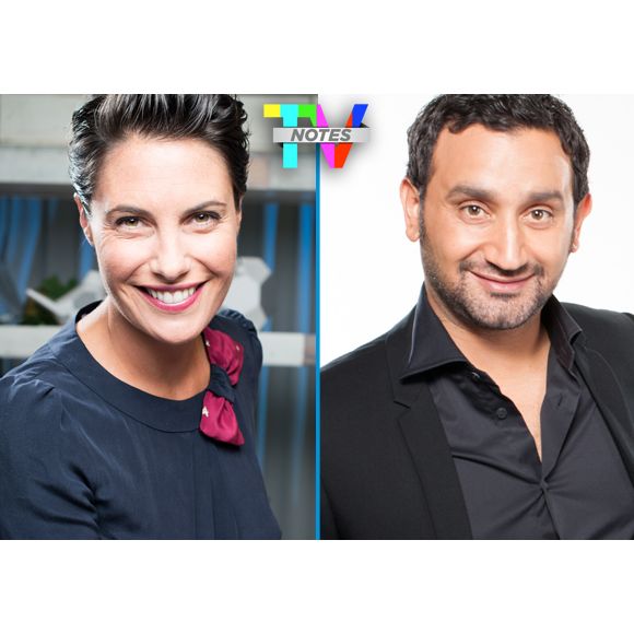 Alessandra Sublet et Cyril Hanouna, élus "Meilleurs animateurs" de l'année 2013.