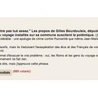 Un sondage publié sur LePoint.fr provoque la nausée des internautes