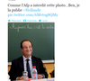 Cliché de François Hollande censuré par l'AFP