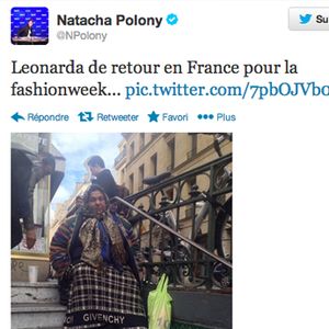 Le tweet posté puis effacé par Natacha Polony.