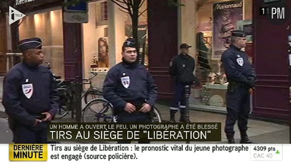 Le siège de Libération, ce matin.