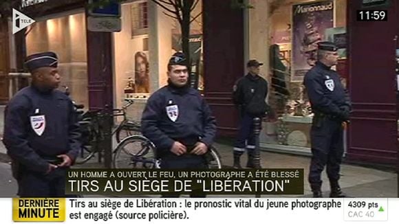 Fusillade à Libé : La police déployée devant les sièges des grands médias parisiens