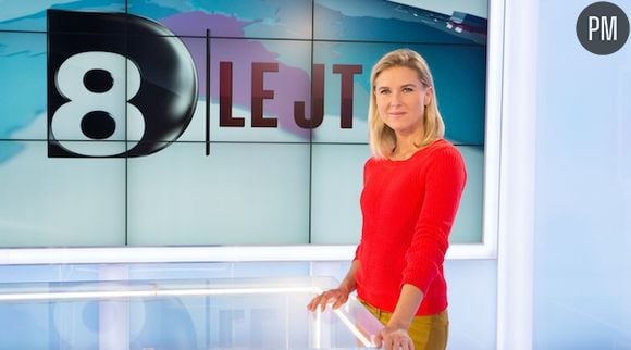 Le JT de Stéphanie Renouvin sur D8 a servi de décor pour une scène du "Voyage de cent pas"