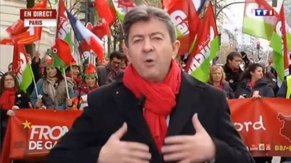 "Duplex mis en scène" : Jean-Luc Mélenchon attaque la presse et le CSA mais défend TF1