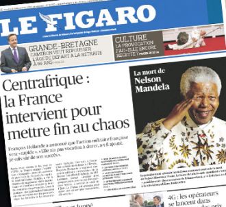 Mort de Nelson Mandela : la Une du Figaro.
